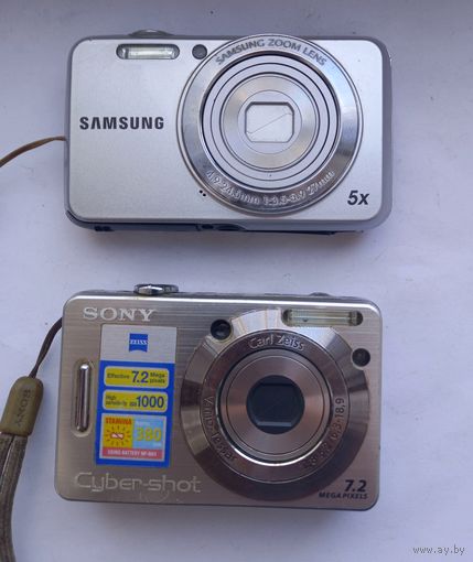 Два Фотоаппарата Sony и Samsung