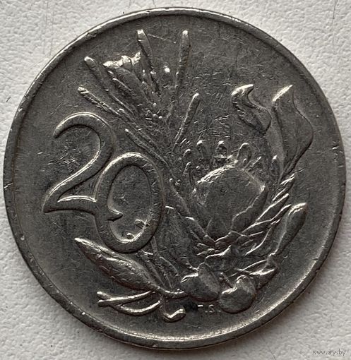 ЮАР 20 центов 1981 г.