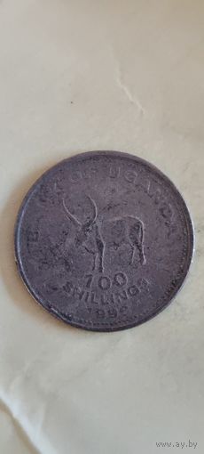Уганда 100 шиллинг 1998