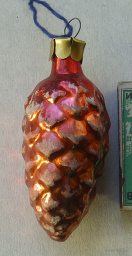 Ёлочная игрушка. Шишка. Е-74.