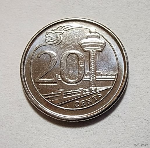 Сингапур 20 центов, 2013