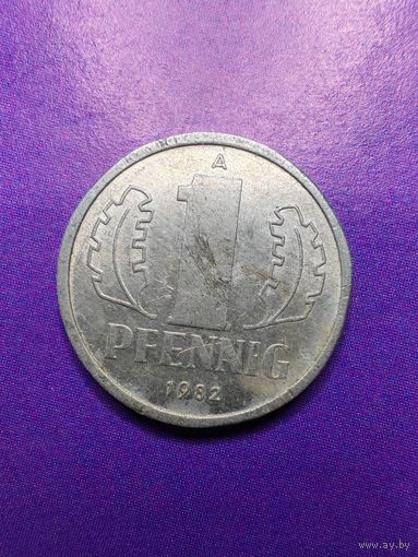 Германия ГДР 1 пфеннинг 1982 А