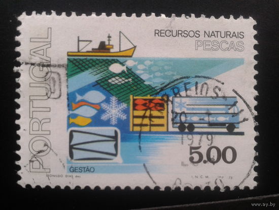 Португалия, 1978. Природные ресурсы. Рыбалка, транспорт