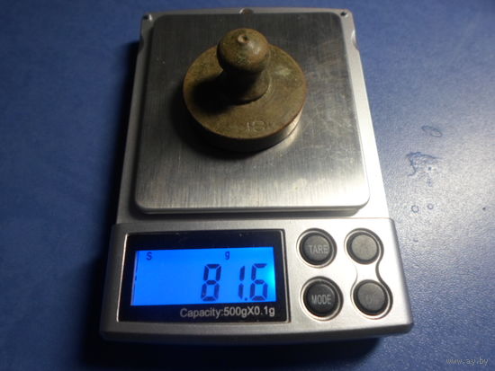 Гирька весовая 81,6 г. 2 фунта