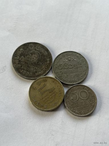 Шри-Ланка 4 монеты