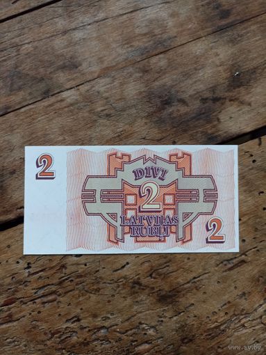 Латвия 2 рубля 1992 год(RA)