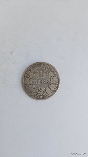 1 марка 1881 год.