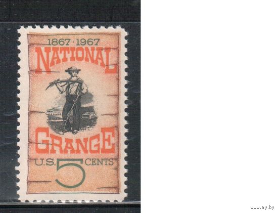 США-1967, (Мих.919), ** , Фермеры (одиночка)