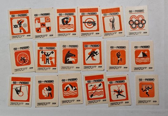 Спичечные этикетки олимпиада