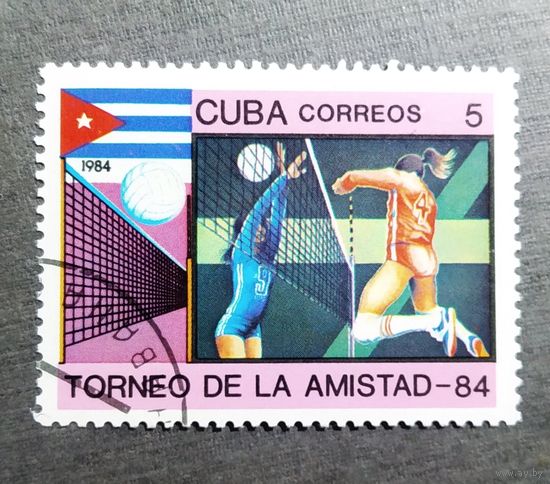 Марка Куба 1984 год Спорт