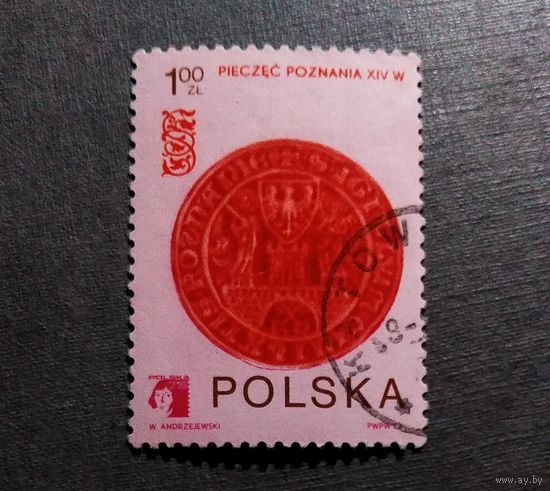 Марка Польша 1973 год Культурные ценности