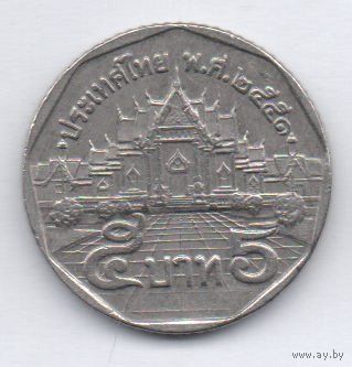 КОРОЛЕВСТВО ТАИЛАНД 5 БАТОВ 2008. Тип 7.50 г.