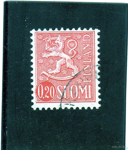 Финляндия.Ми-559. Геральдический лев тип I. 1963.