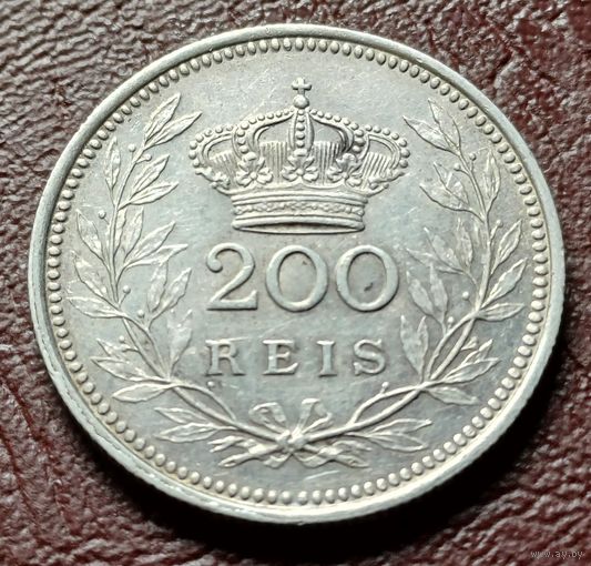 Португалия 200 реалов, 1909    ( 2-9-3 )
