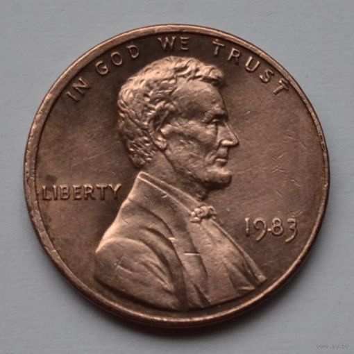 США, 1 цент  1983 г.