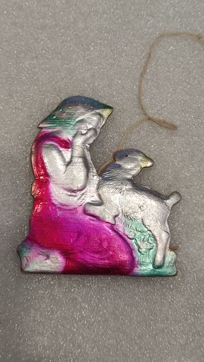 Елочная игрушка Алёнушка и братец Иванушка картонаж