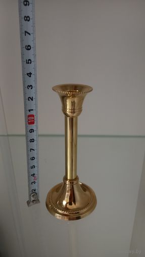 Подсвечник латунный