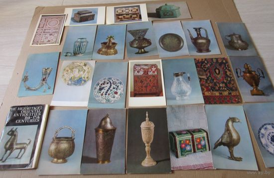 Прикладное искусство Ближнего Востока.Набор открыток. 16 шт. 1974
