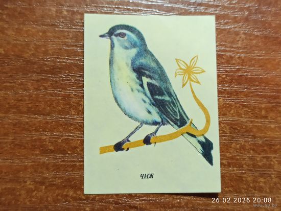 Спичечная этикетка Чиж