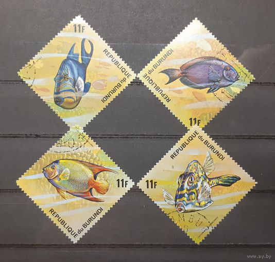 Бурунди. 1974 год. Фауна. Рыбы