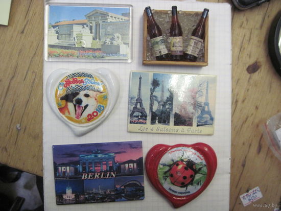 Лот магнитов/4 с рубля!