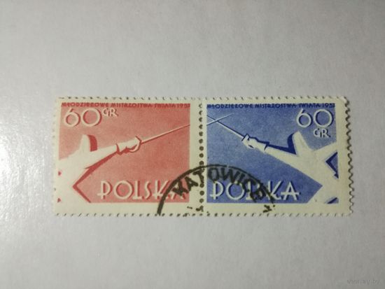 Польша 1957. Молодежный турнир по фехтованию