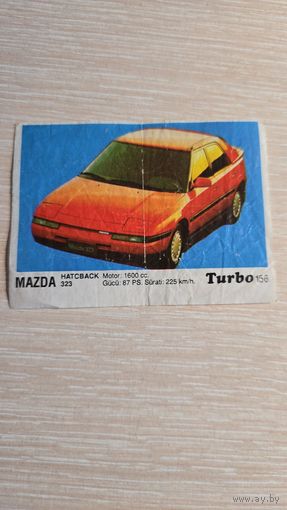 Вкладыша от жвачки TURBO 156