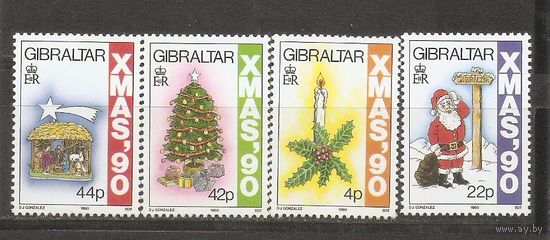 Гибралтар 1990 Новый год