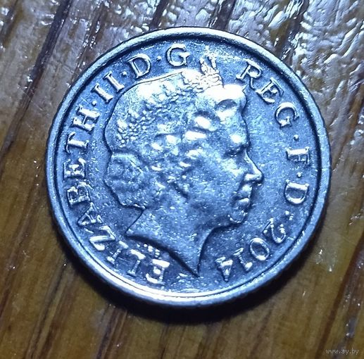 Великобритания, 5 пенсов 2014 года