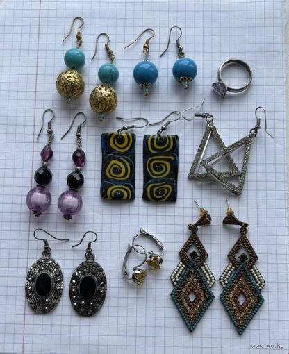 ЛОТ ВИНТАЖНОЙ БИЖУТЕРИИ!!! СТАРТ С РУБЛЯ БЕЗ МЦ!!!