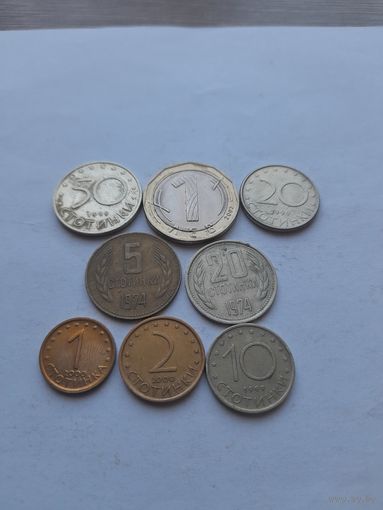 Монеты Болгарии.