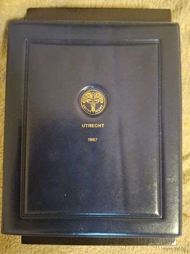 Набор монет Нилерланды 1987(+жетон-серебро).0