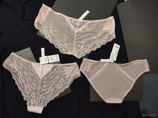 Трусы новые Mark Formelle с этикетками. Кружевные стринги, бразилиана, брифы, макси 50 - 52 размер. Бёдра 102-106 см