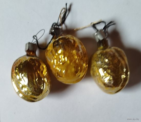 Елочная игрушка ссср грецкие орехи