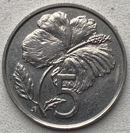 Острова Кука 5 центов 1983 г.