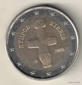 Кипр 2 евро 2008