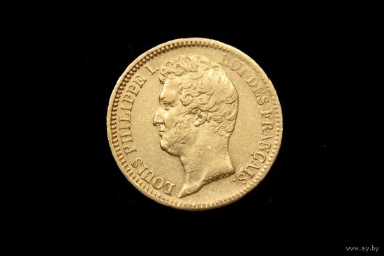 20 франков 1831 г. Франция, Луи Филипп I. Пореже!