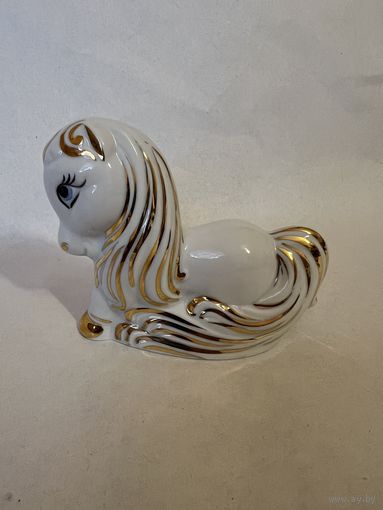 Статуэтка "Лошадь" (конь) фарфор ДФЗ