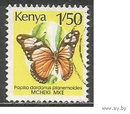 Кения. Бабочка Парусник Дардан. 1990г. Mi#509.