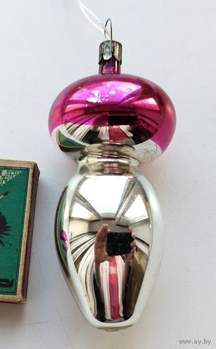 Ёлочная игрушка. Гриб. Н-3.