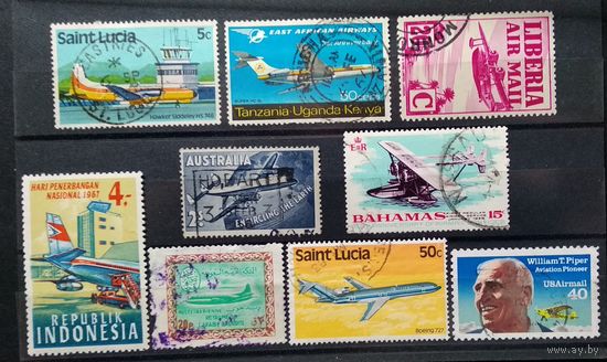 АВИАЦИЯ \92С\САУДОВСКАЯ АРАВИЯ - 1960, Самолет CONVAIR 440, авиапочта. АВСТРАЛИЯ. 1956. гидросамолет