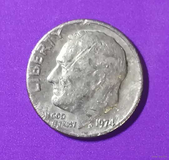 10 центов сша 1974 г.