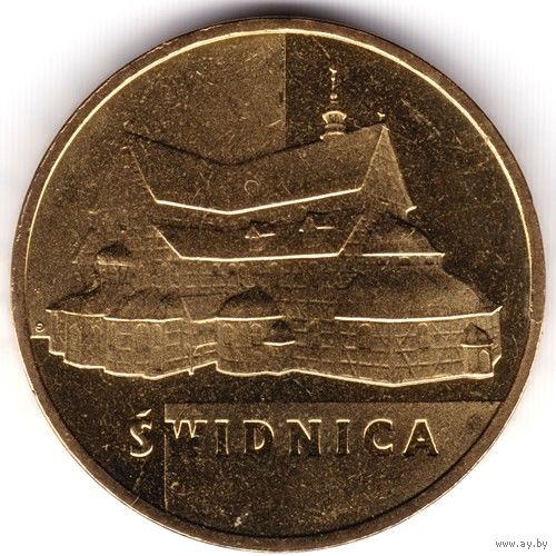 Польша 2 злотых, 2007 Древние города Польши - Свидница UNC