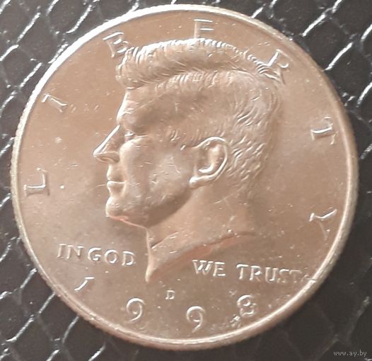 50 центов ( халф) 1998D США