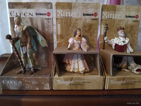 Король и Принцесса,эльф Тулон Шляйх(Германия), набором (3 единицы) ,продается одним лотом