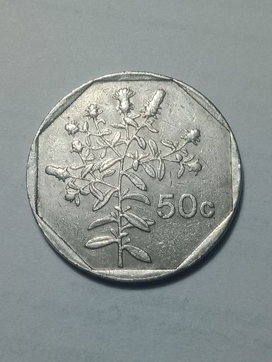 Мальта 50 центов 1992 года .