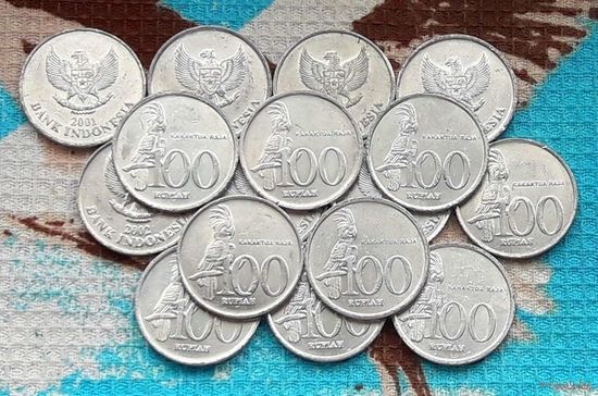 Индонезия 100 рупий. Попугай.