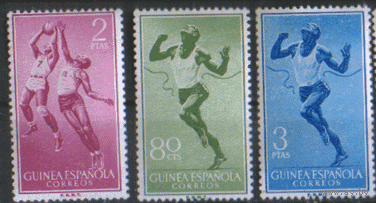 Исп. Гвинея. 1958. Спорт. ЧиСт.