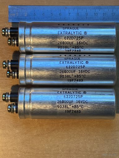 Конденсатор - электролит 26 000,0mF x 16V под винт