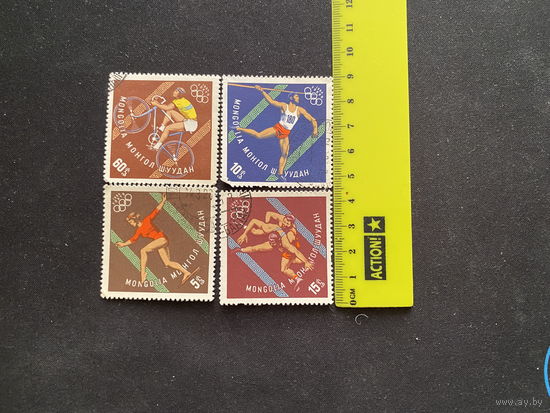 ОИ Токио 1964. 4 шт.
